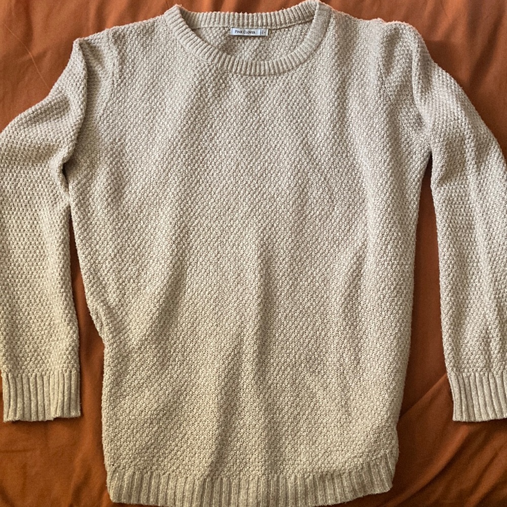 Cream sweater